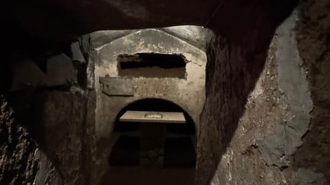 Rome: Catacombs of San Domitilla Guided Tour with Transfers